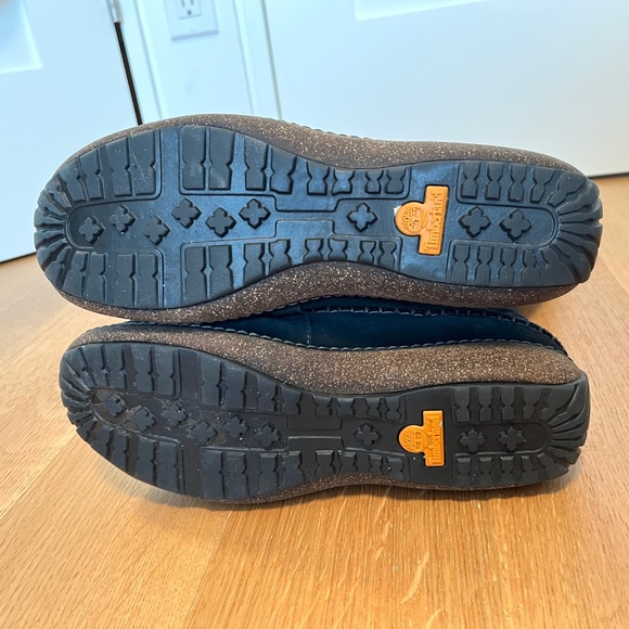 Timberland Black Fauna Tall Suede Moccasin Boots Shearling Lined - Picture 5 of 7